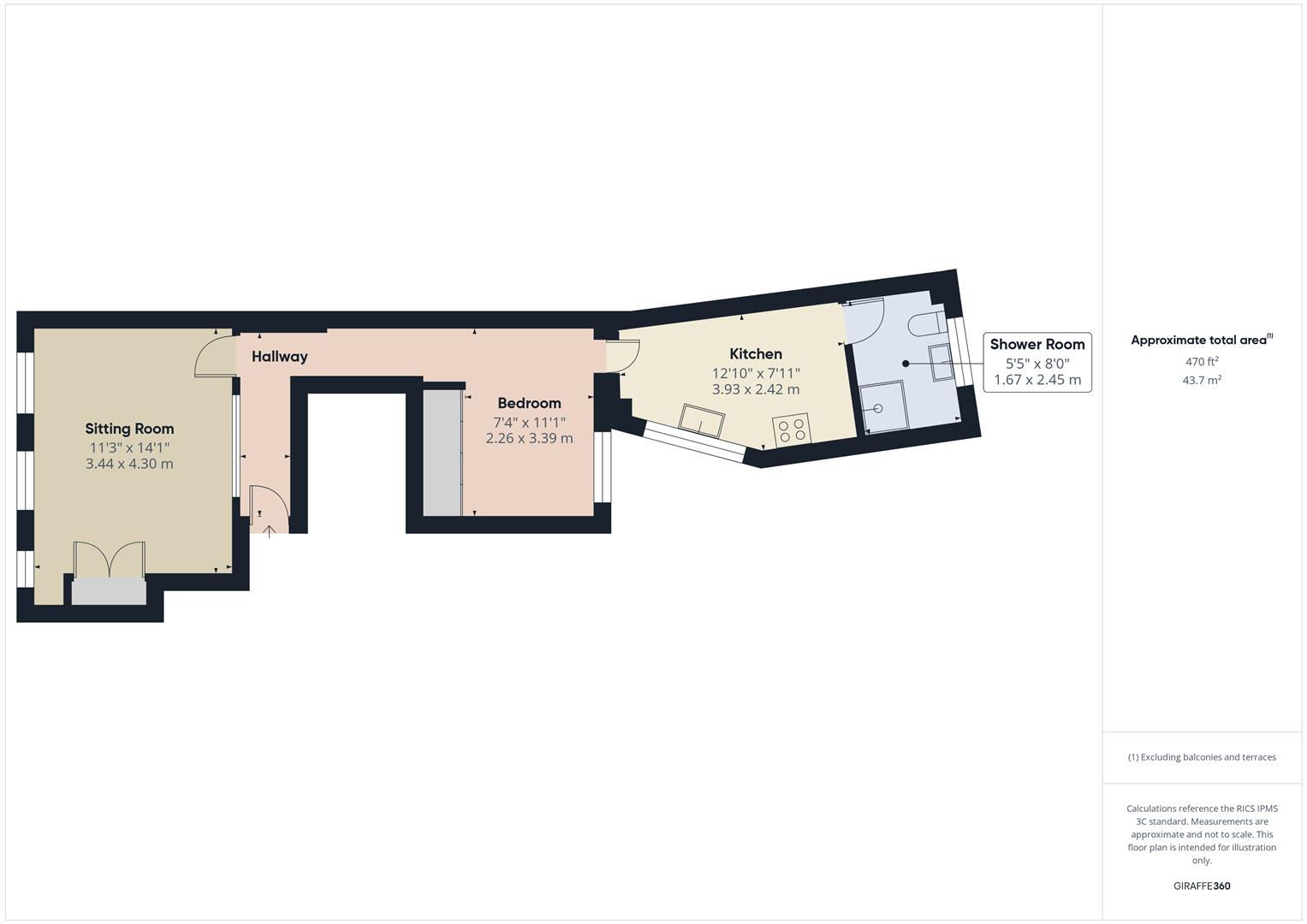 Severn Side South, Bewdley floorplan