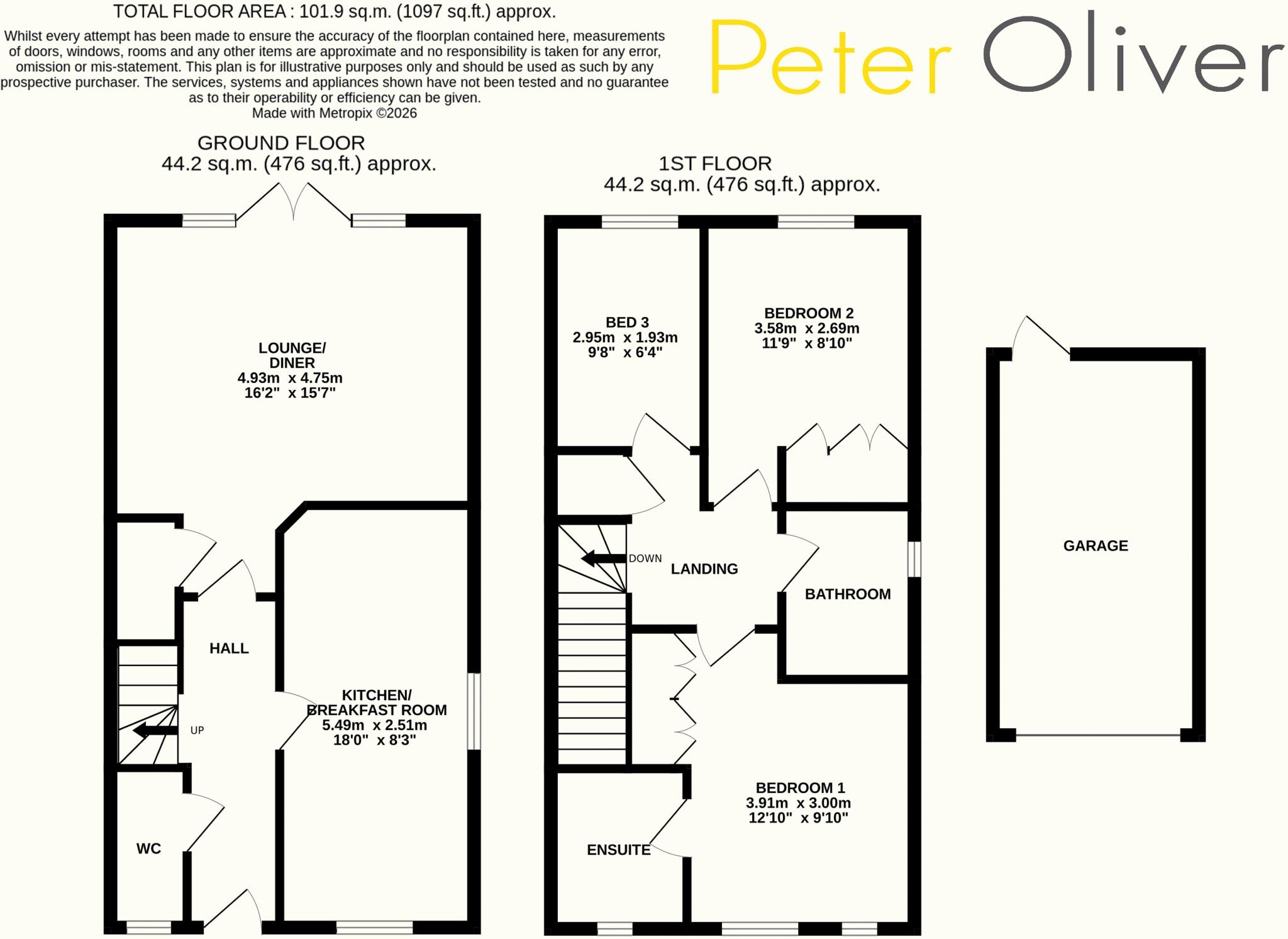 Watson Way, Crowborough floorplan