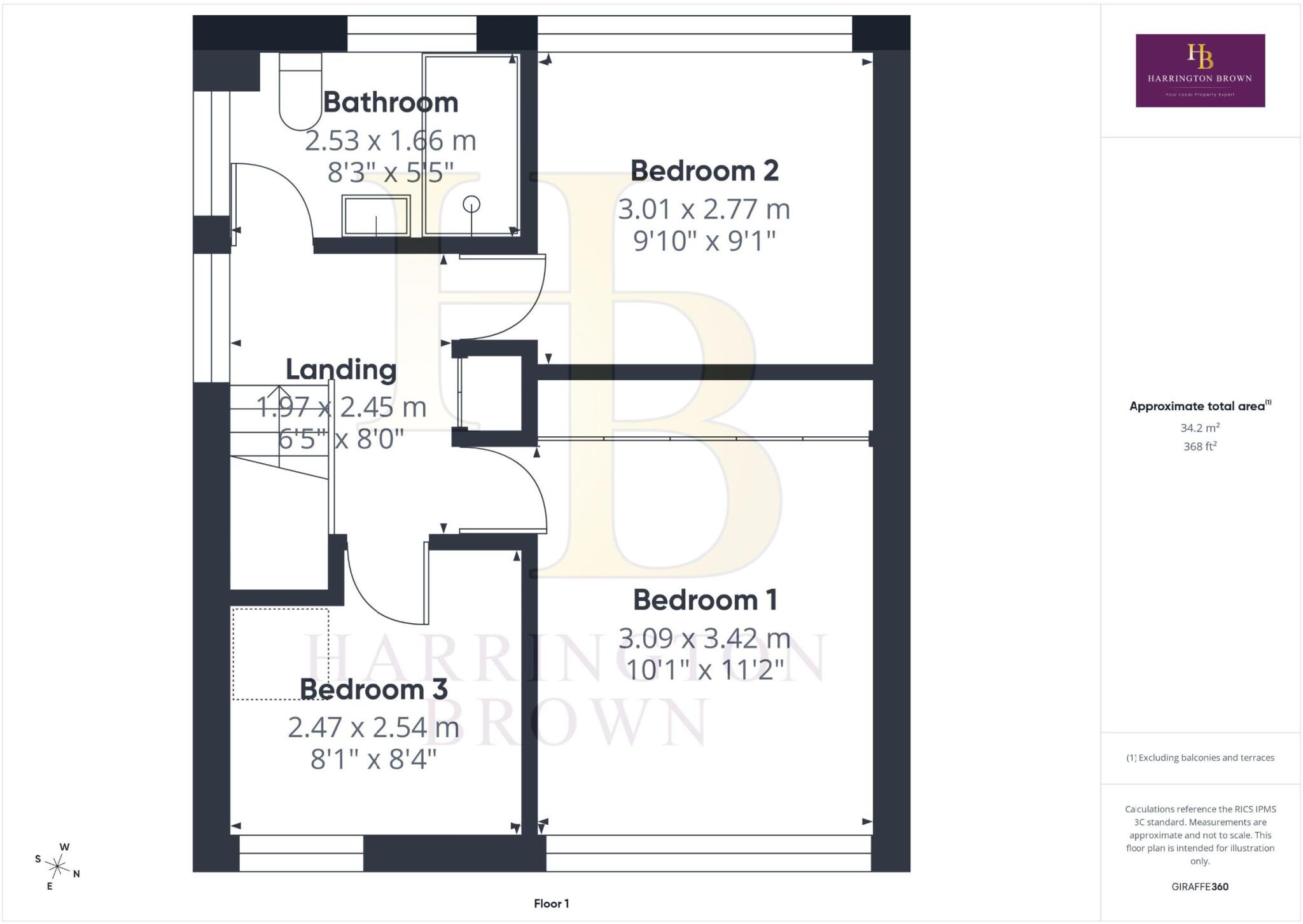 Priory Close, Shotley Bridge floorplan