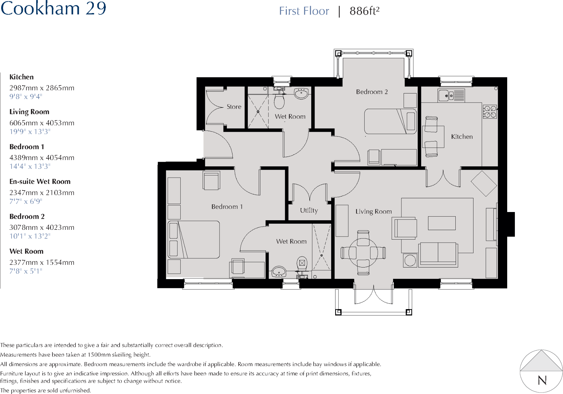 No. 29 Cookham, Richmond Villages Northampton, Bridge Meadow Way, Northamptonshire, NN4 5EF floorplan