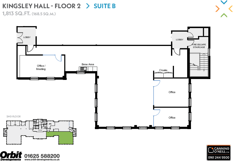 Kingsley Hall Second Floor Plan
