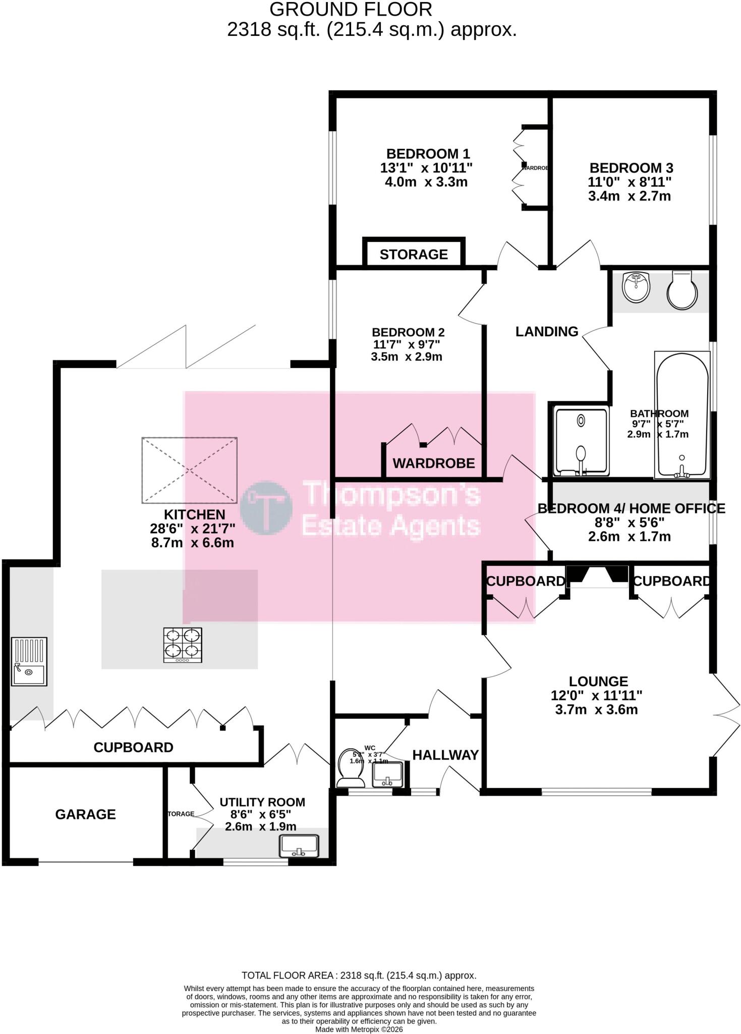Greenhill Road, Timperley floorplan