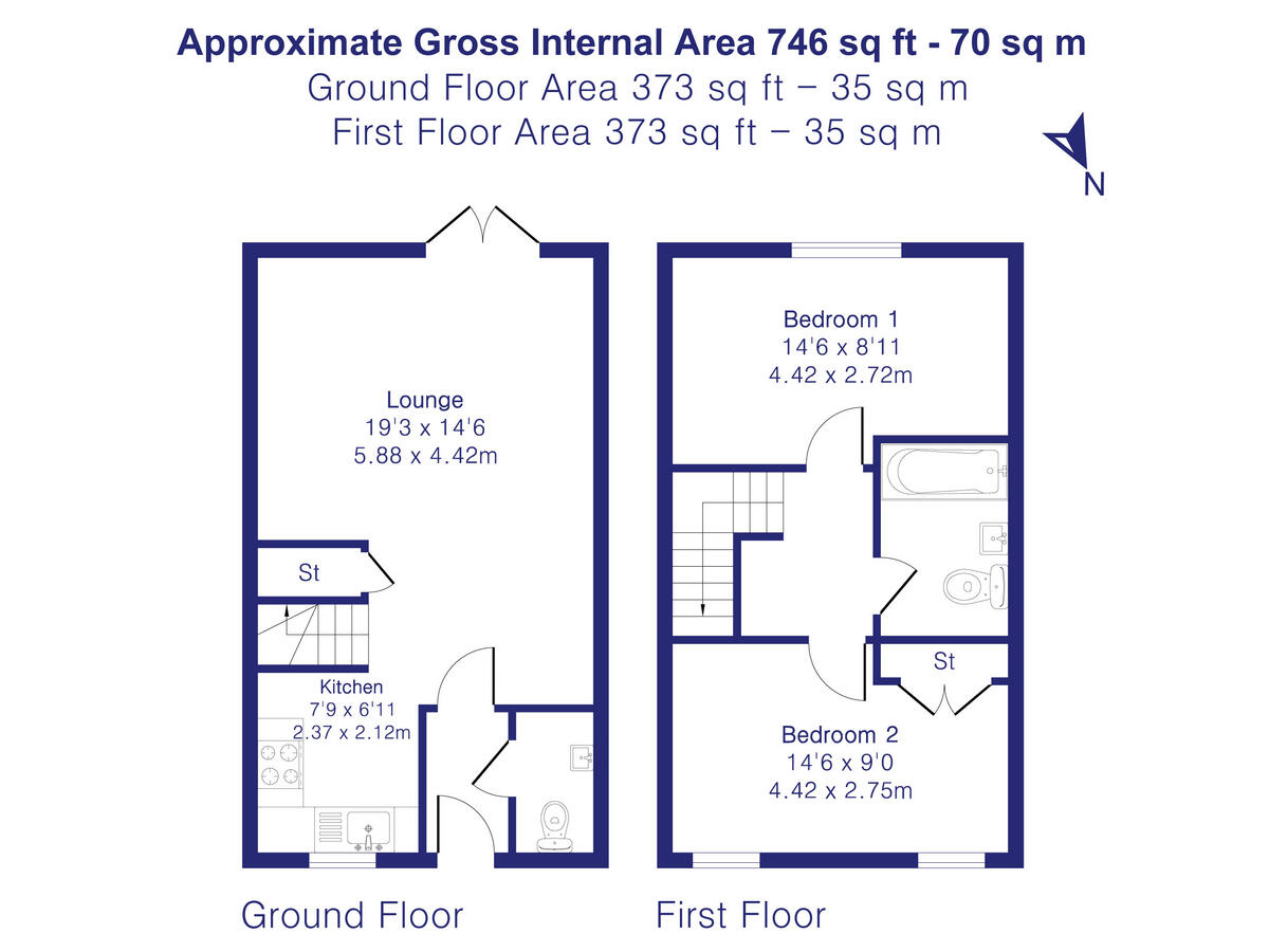 Hampden Square, Upper Heyford, OX25 floorplan