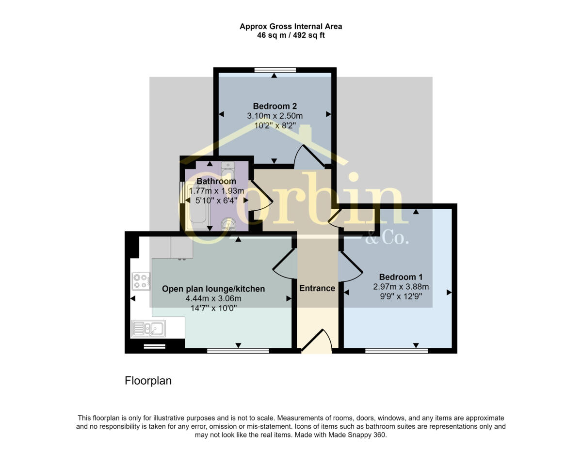 Jewell Road, Bournemouth, BH8 0 floorplan