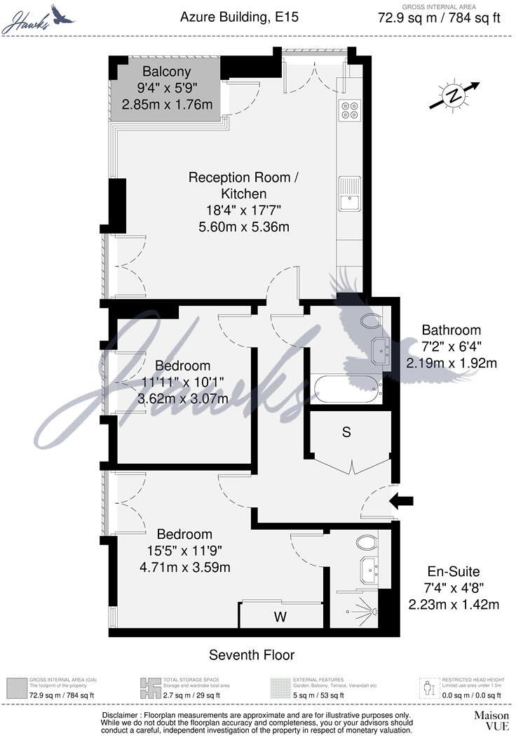 Azure Building | Stratford | 5 min walk to Stratford Station floorplan