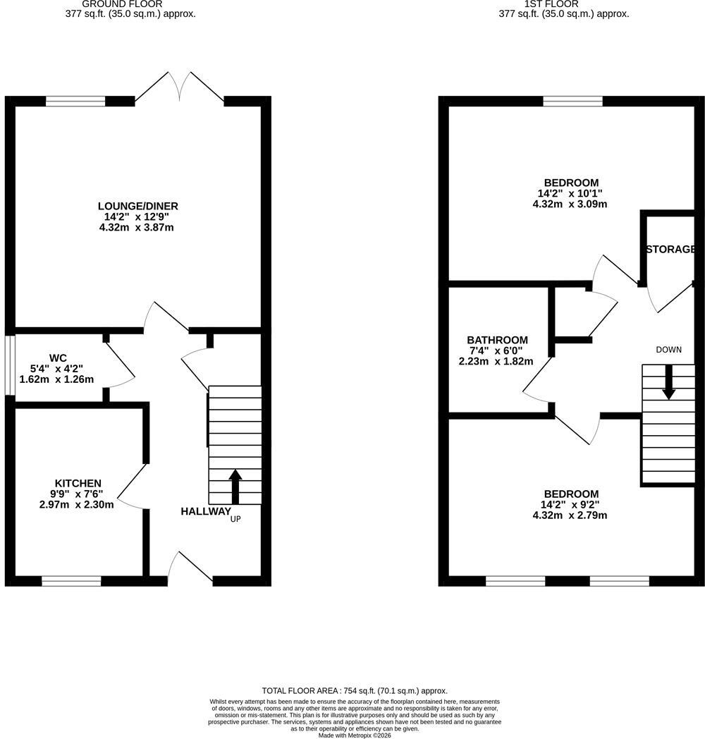 Sturgis Road, Market Harborough floorplan
