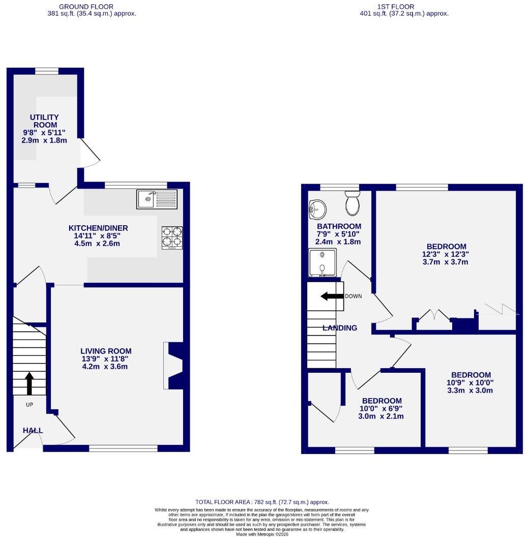 Chapelfields Road, York floorplan
