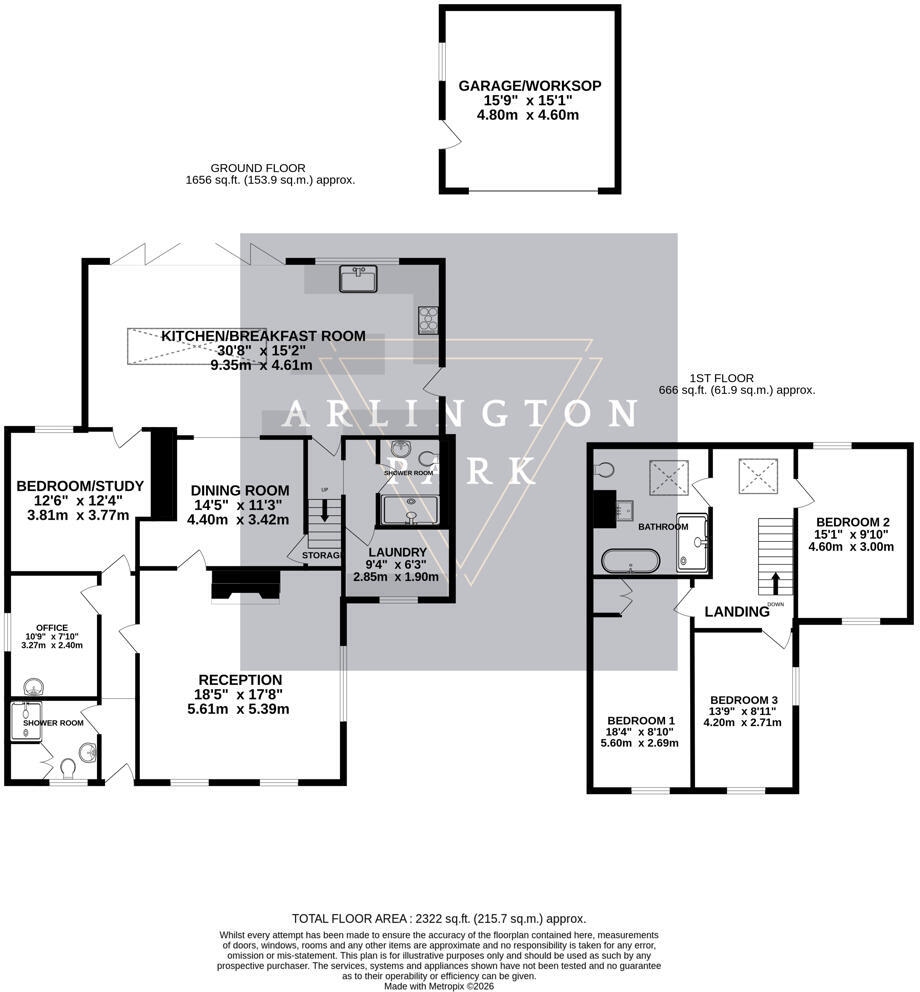 Westgate, Hevingham, Norwich floorplan
