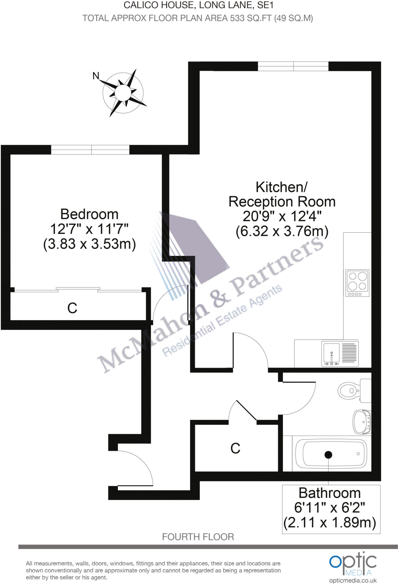 , 199 Long Lane, London, SE1 floorplan