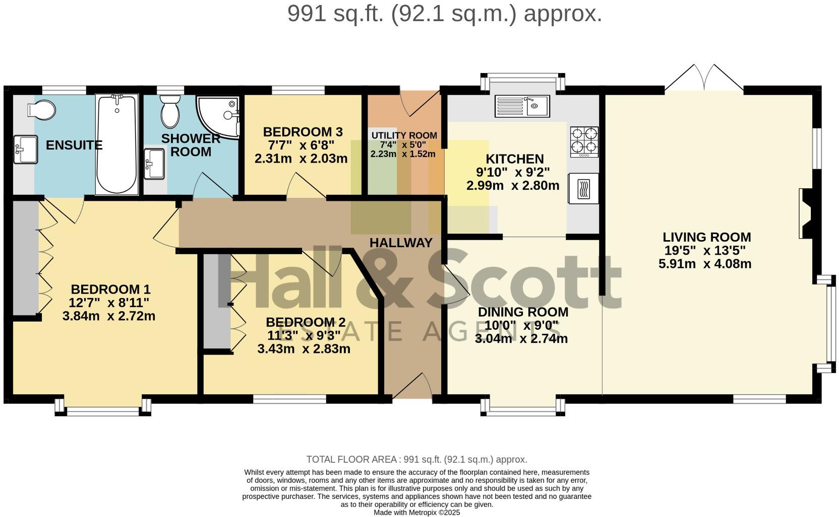 Willow View Park, Whimple floorplan