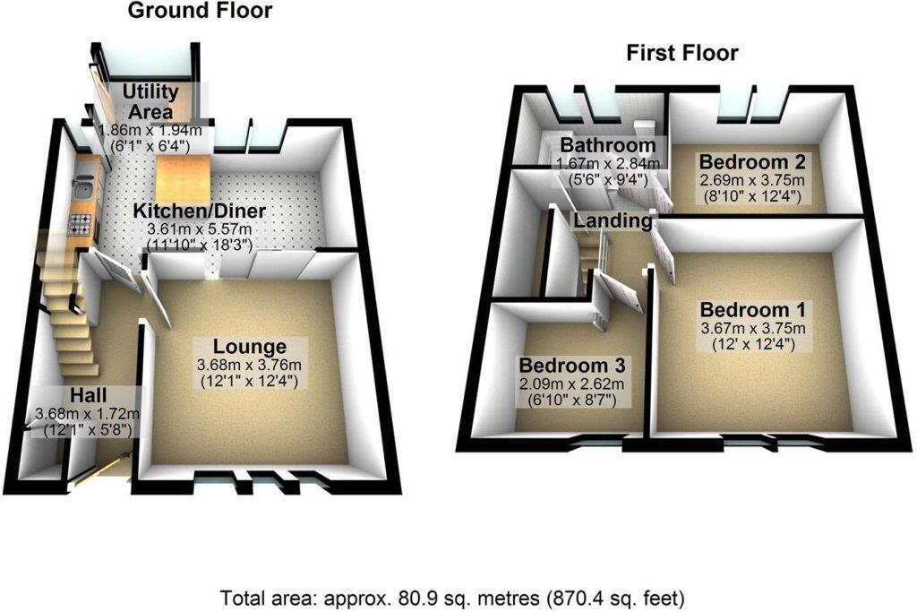 Carrfield Road, Leeds, LS15 4HZ floorplan