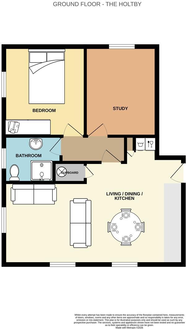 The Holtby, Chapter House, Hornsea floorplan