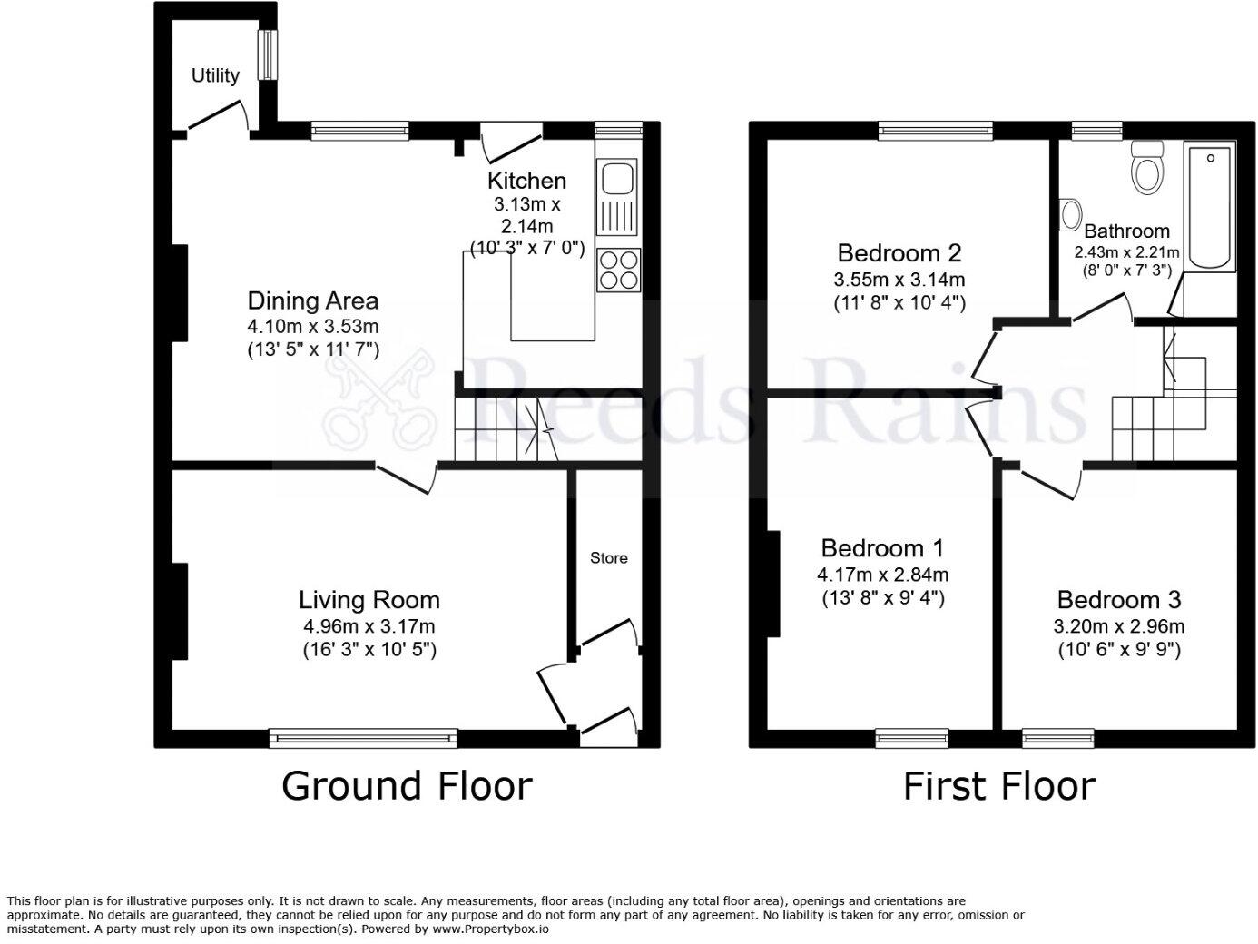Laughton Road, Dinnington, Sheffield, South Yorkshire, S25 floorplan