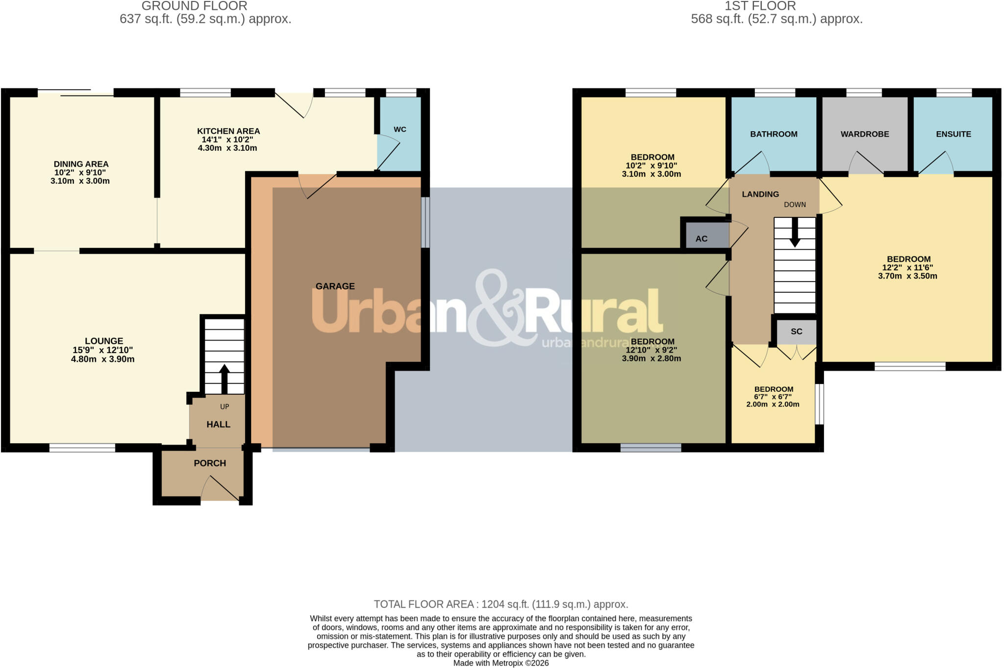 Lakefield Avenue, Toddington, Bedfordshire, LU5 floorplan