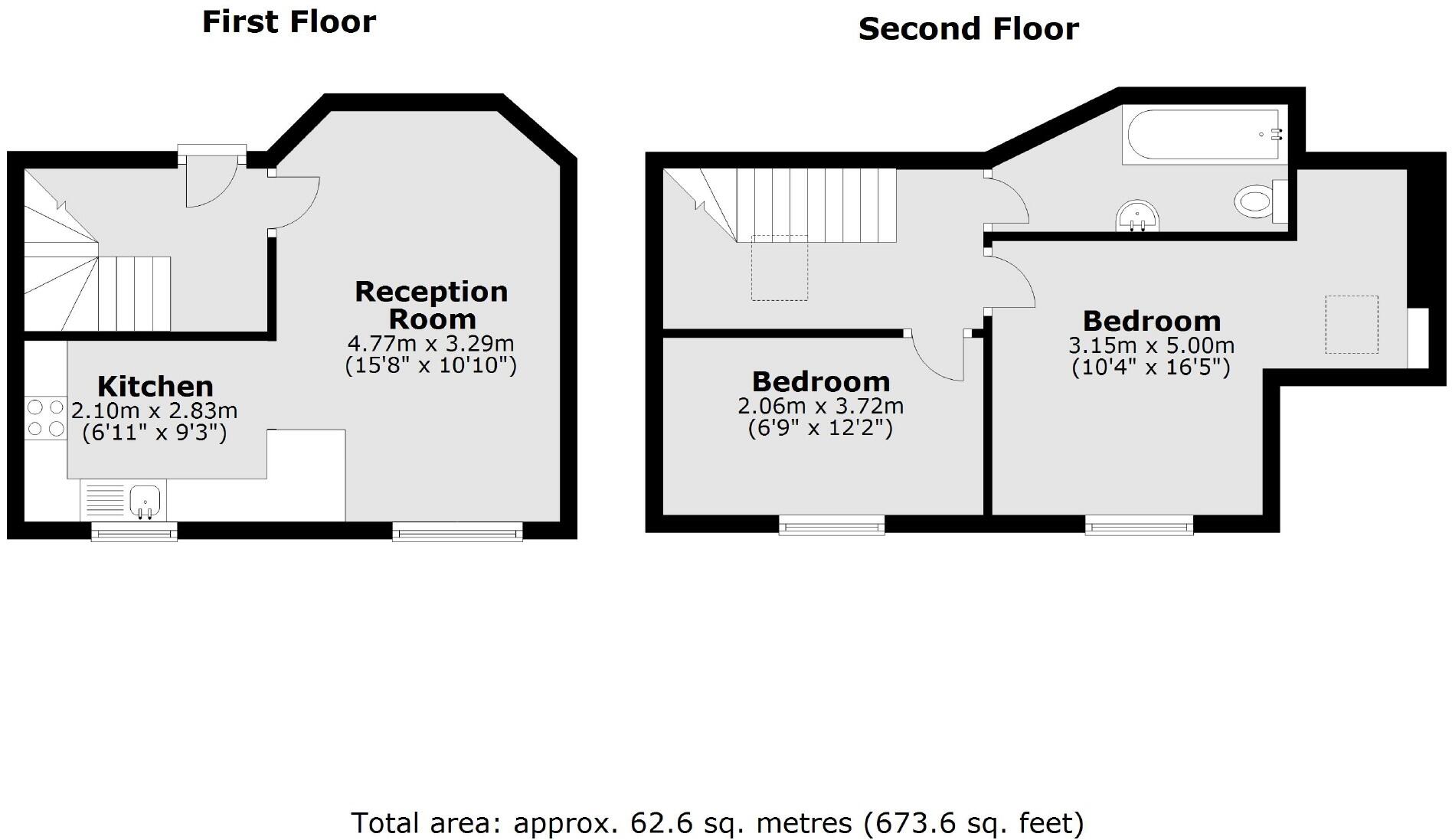 Lewin Road, Streatham floorplan
