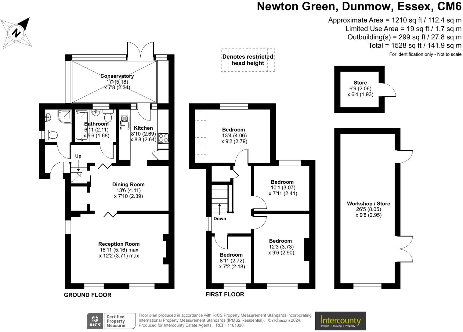 Newton Green, Dunmow, Essex, CM6 floorplan