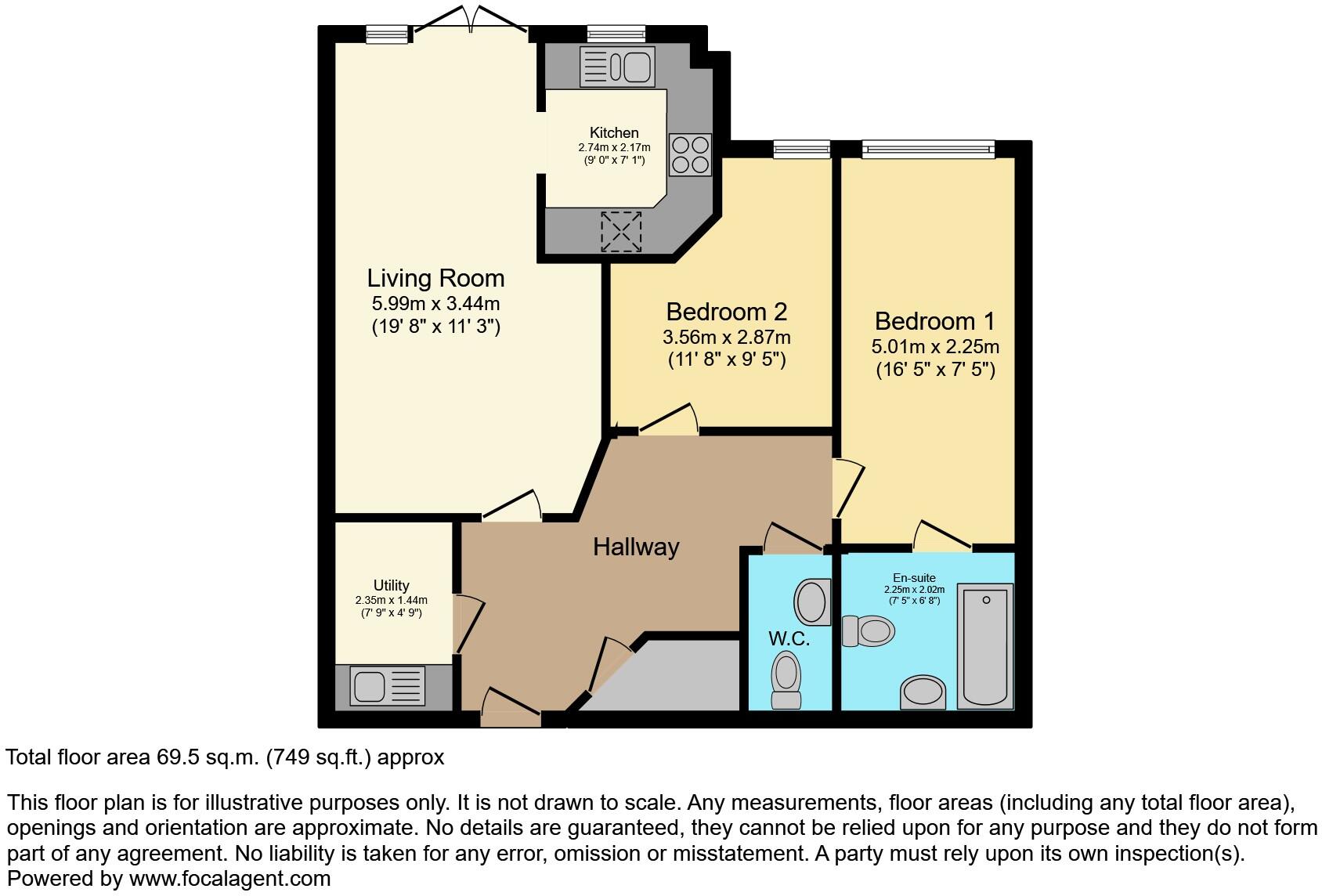 The Laureates (A), Guiseley floorplan
