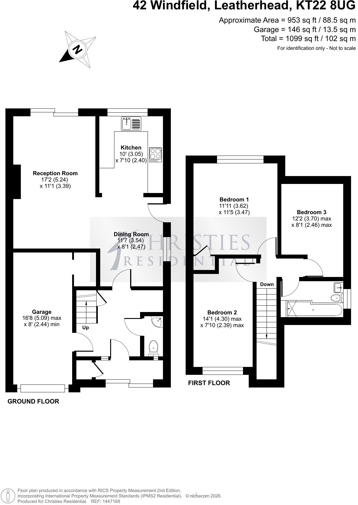 Leatherhead, Surrey, KT22 floorplan