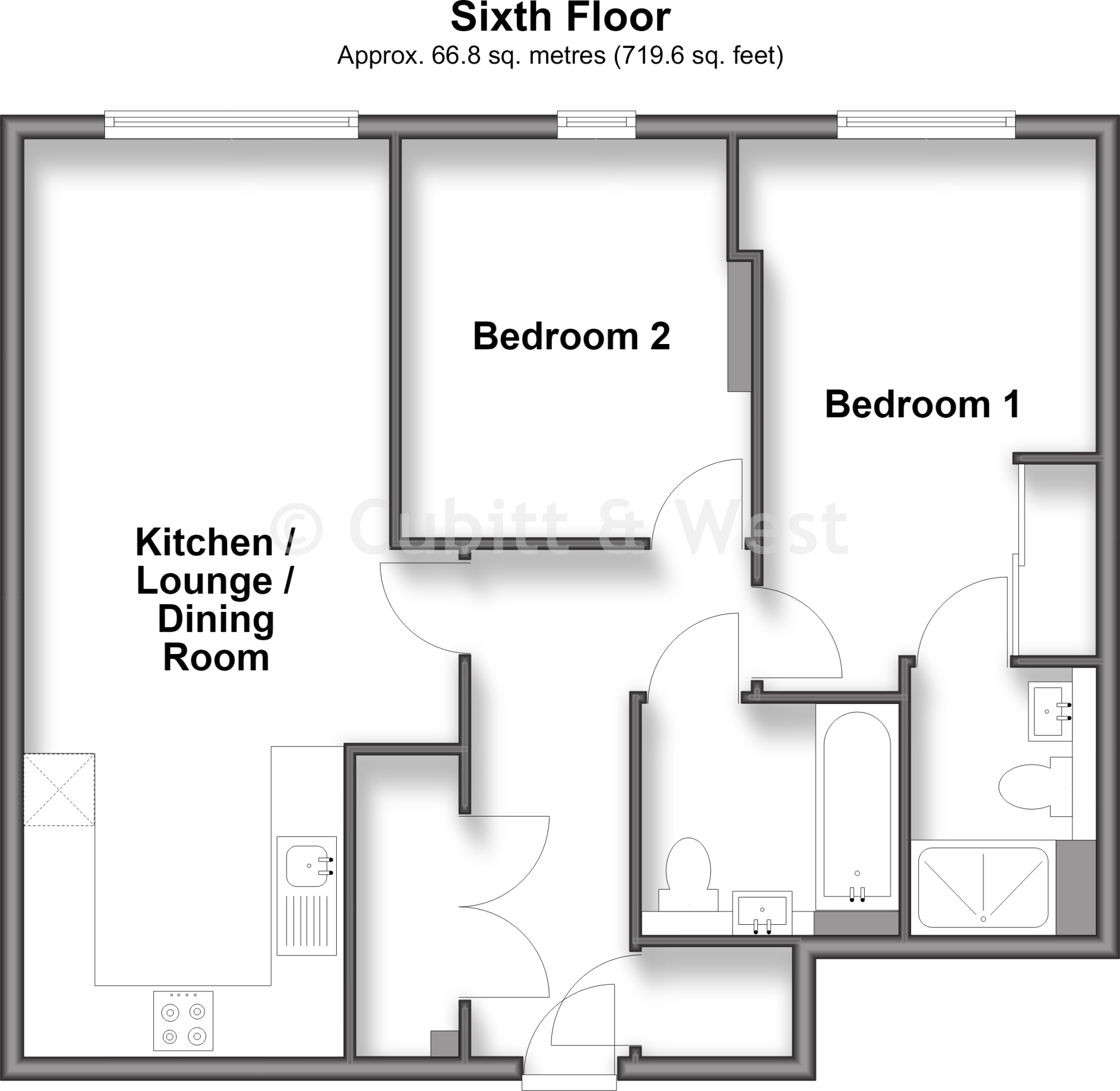 Saffron Central Square, Croydon, Surrey floorplan