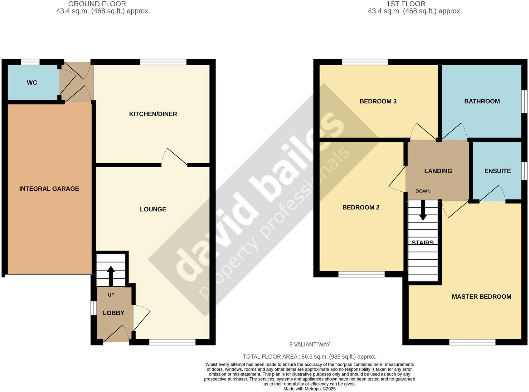 Valiant Way, Stanley, DH9 floorplan