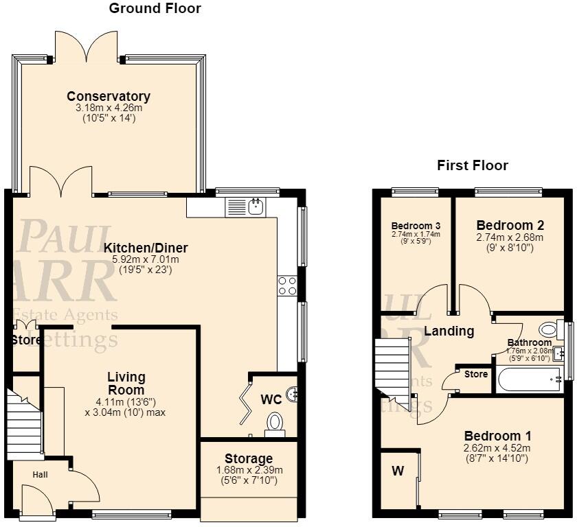 Lance Drive, Burntwood, WS7 1FA floorplan