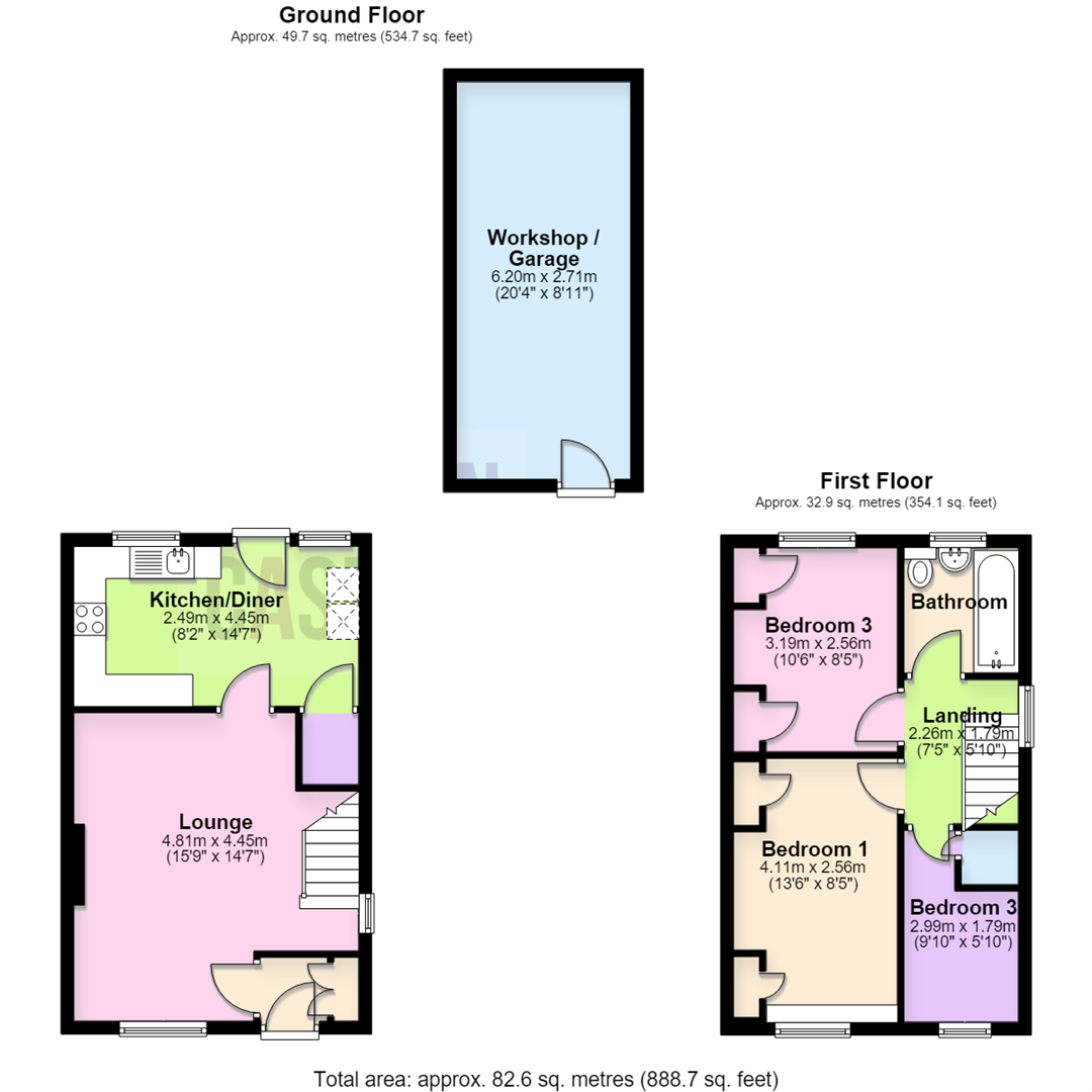 Cotswold Drive, Horwich, Bolton floorplan