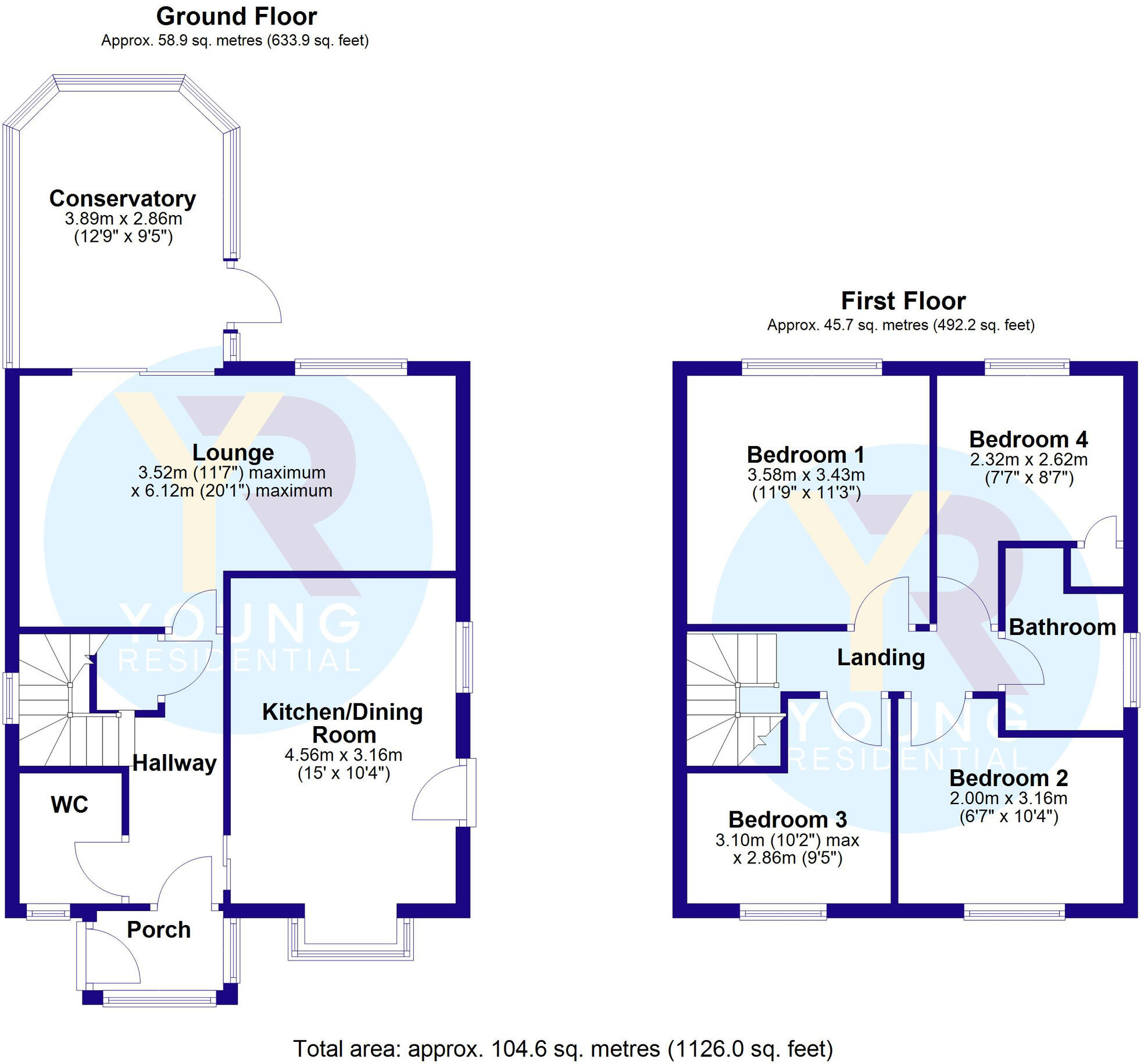 Lakeside Close, Perry, Huntingdon, Cambridgeshire floorplan