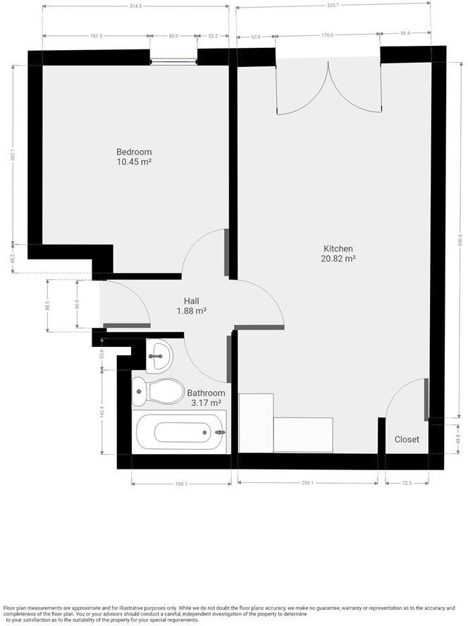 27/28 - Apt 37 - Grantavon House floorplan