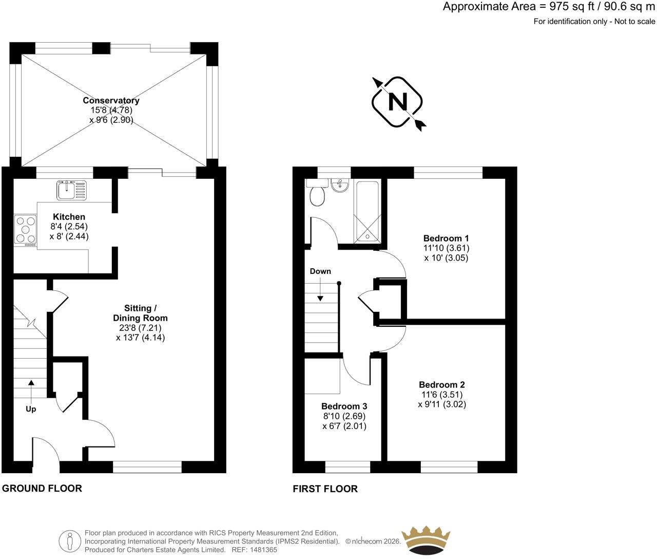 Lenhurst Way, Tarring, Worthing, West Sussex, BN13 floorplan