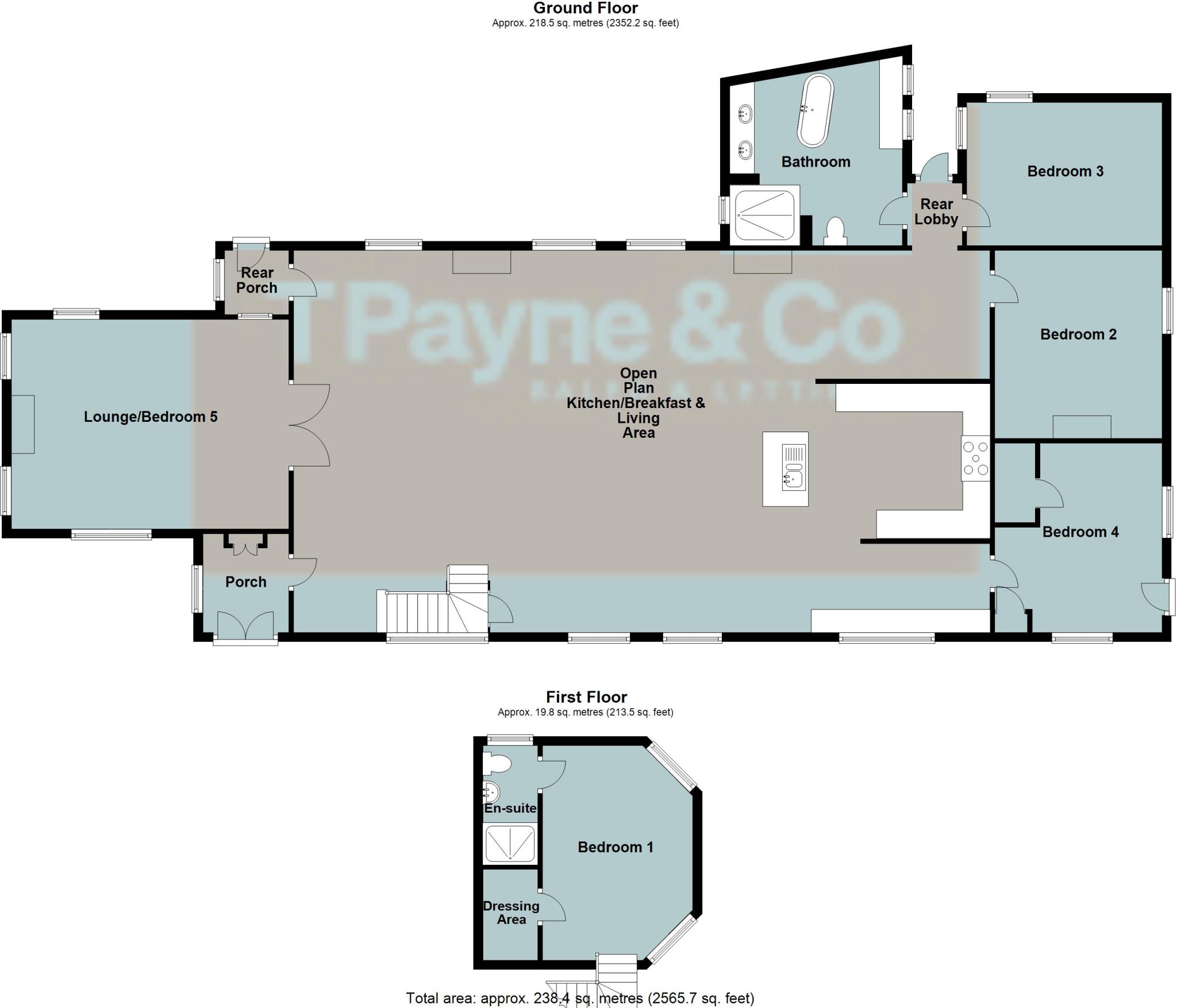 New Road, Chatteris, Cambs., PE16 6BJ floorplan