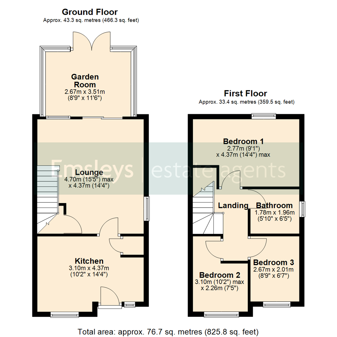 Valentine Mews, Lofthouse, Wakefield floorplan