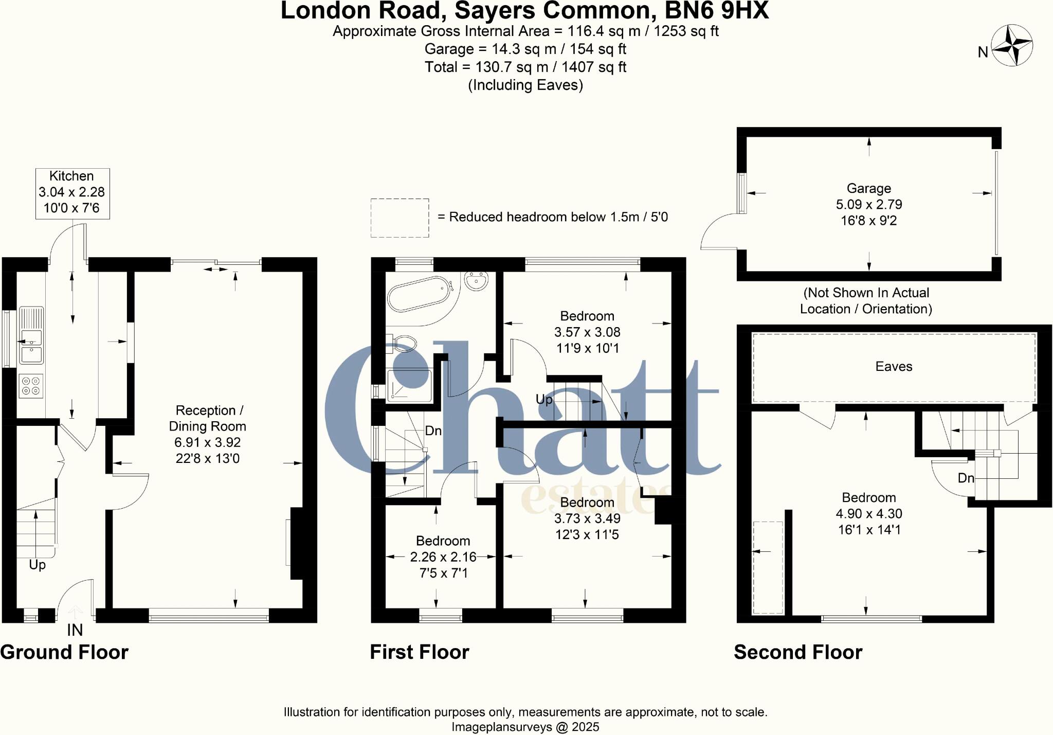London Road, Sayers Common floorplan