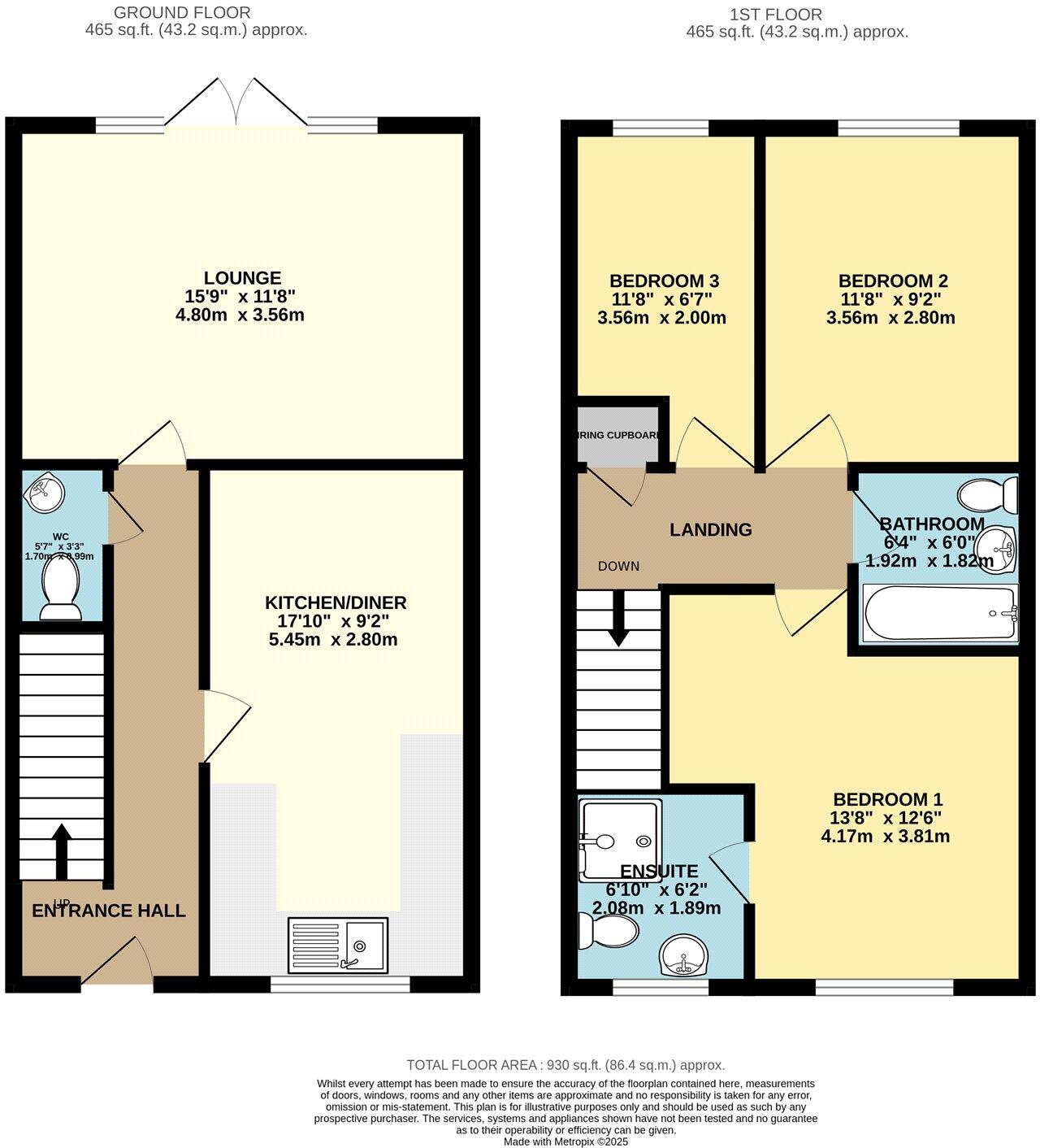 Mace Road, Mildenhall, Bury St. Edmunds, Suffolk, IP28 floorplan