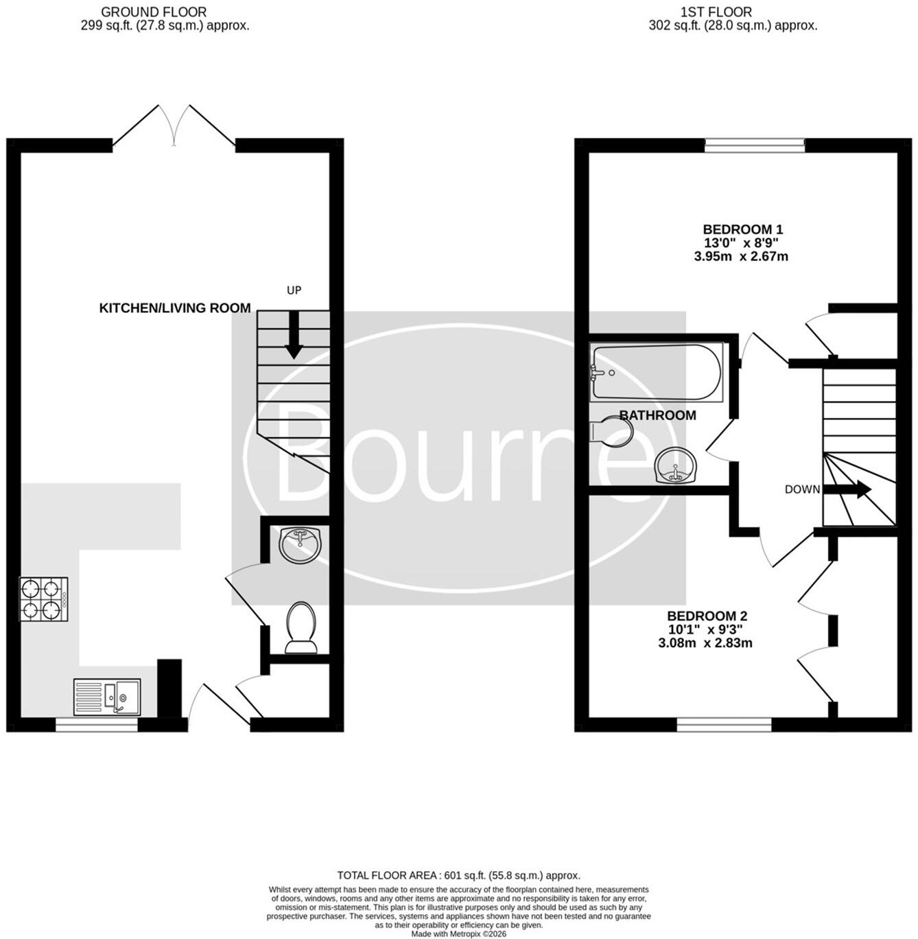 Bazeley Road, Waterlooville, Hampshire, PO7 floorplan