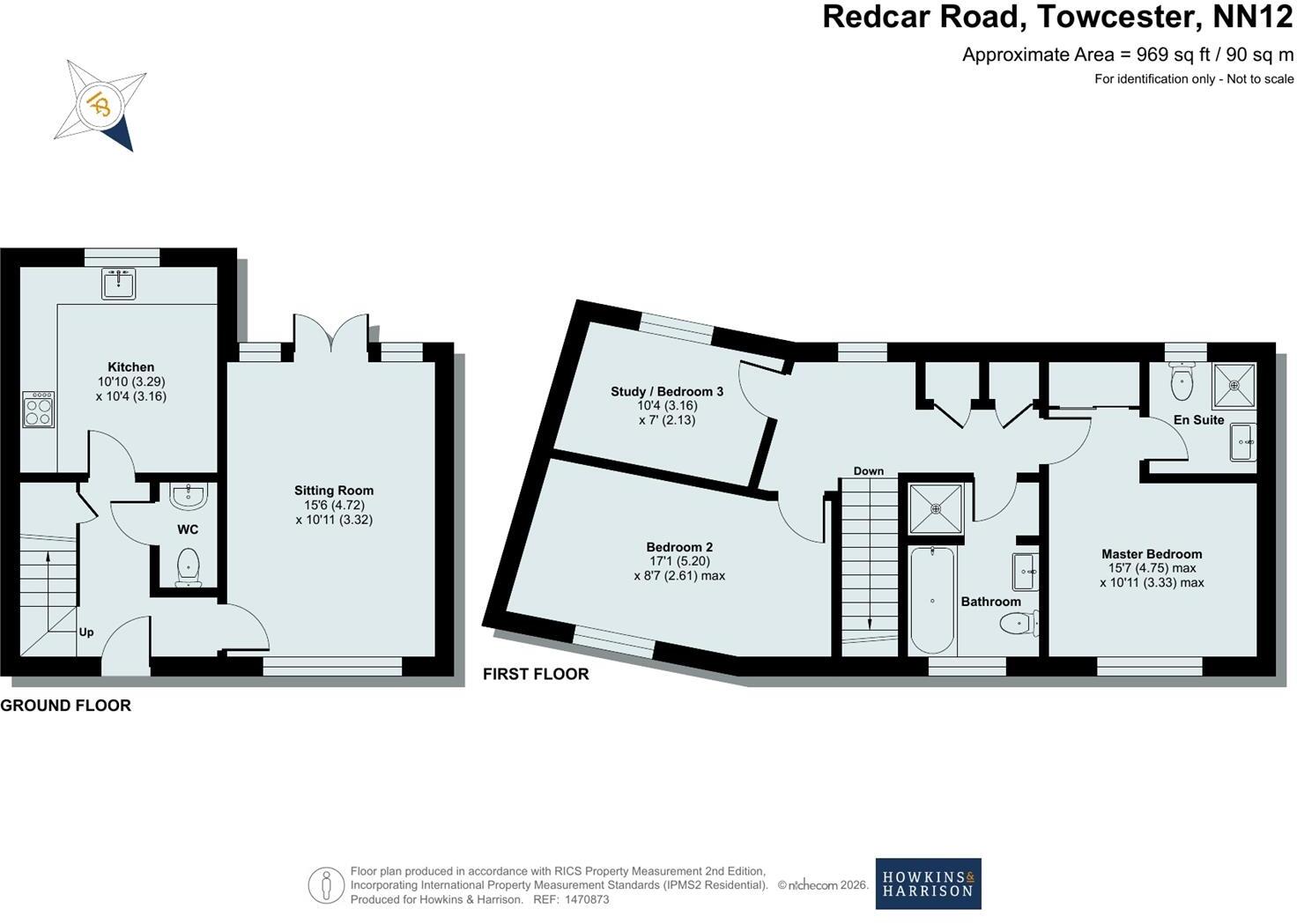 Redcar Road, Towcester, NN12 floorplan
