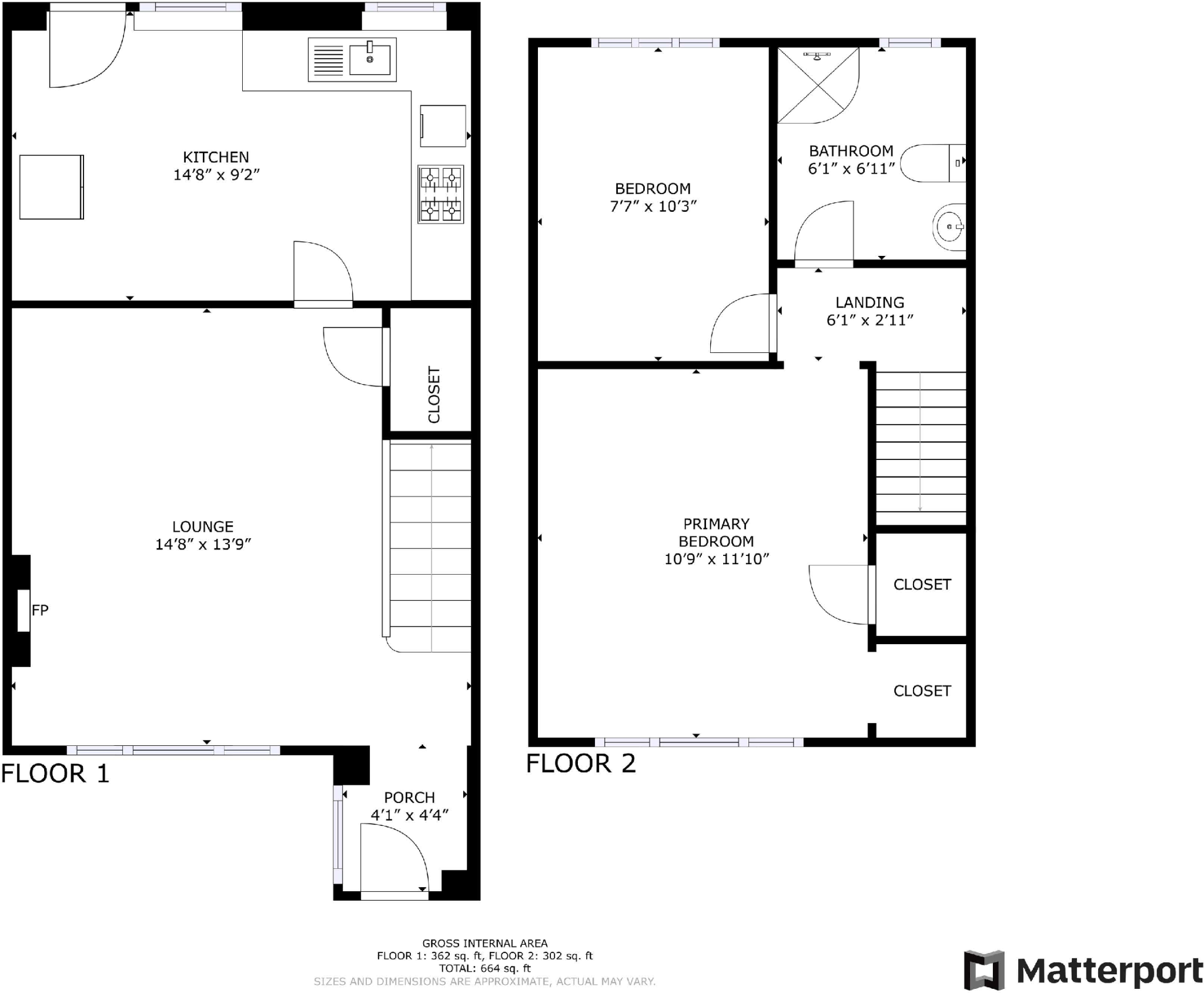 Picton Close, Salford floorplan