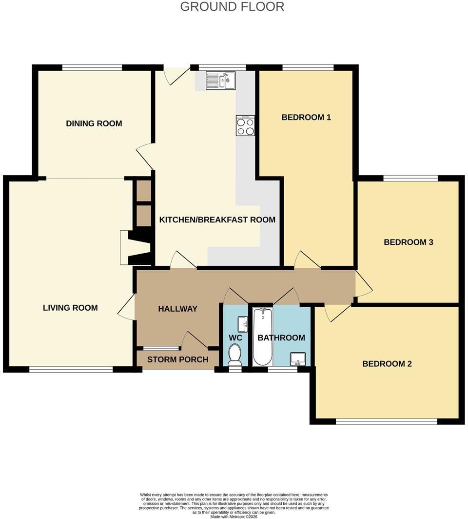Chichester Road, Barnstaple floorplan