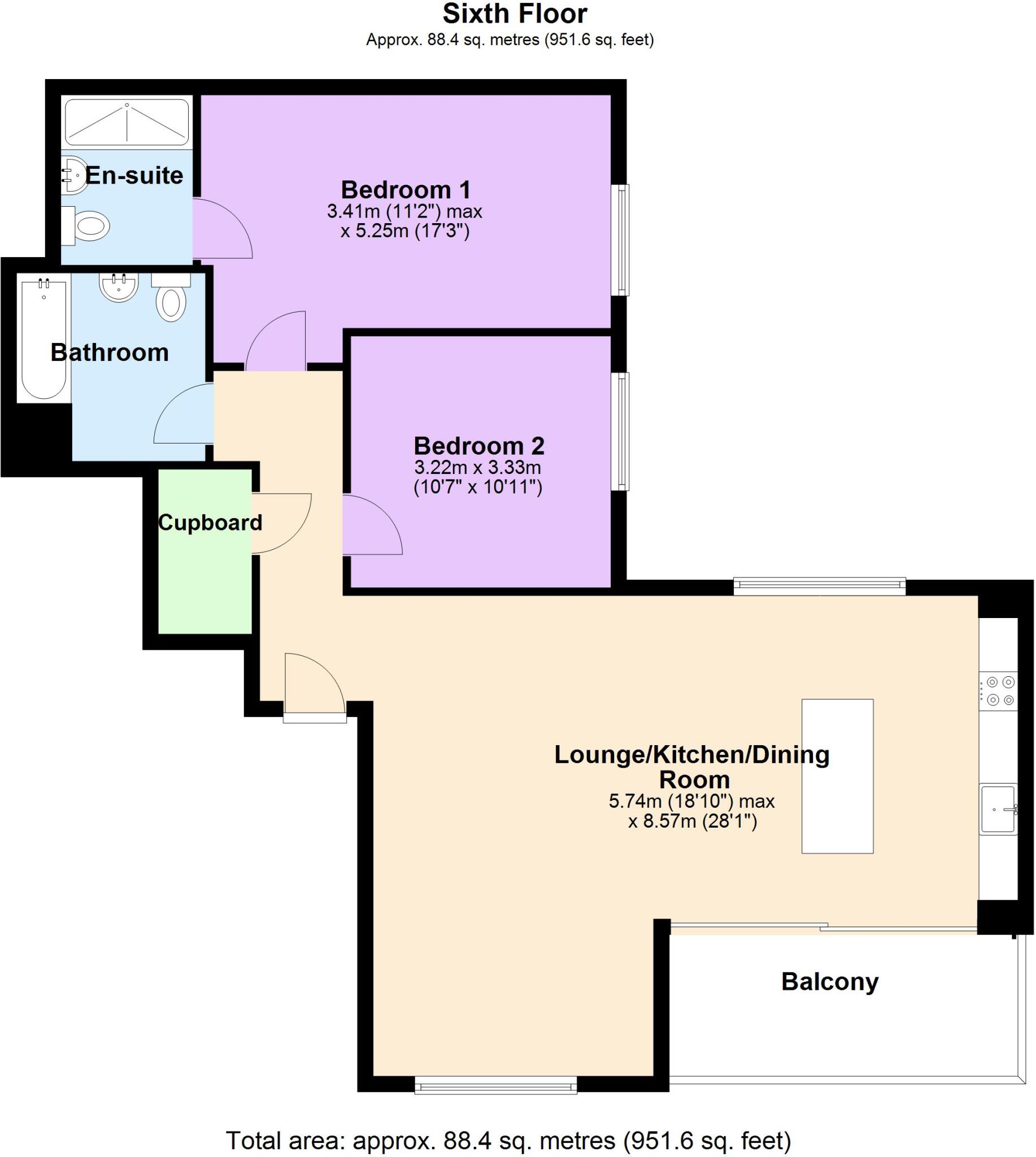 The Lightwell, 71 Cornwall Street, Birmingham City Centre floorplan