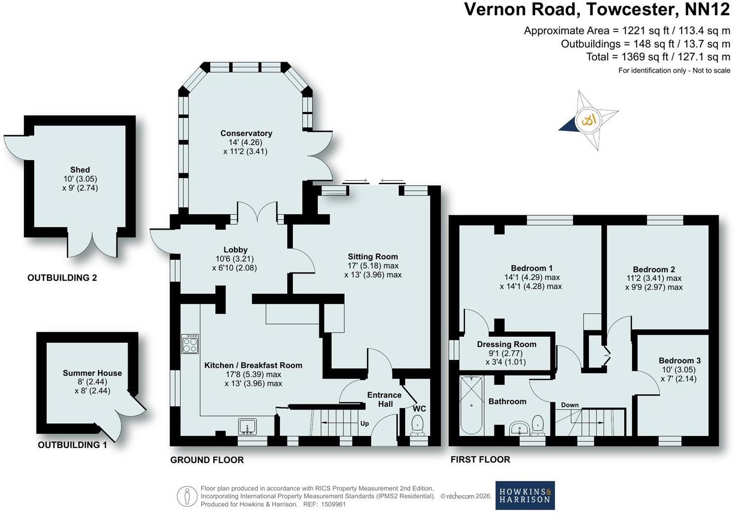 Vernon Road, Towcester, NN12 floorplan