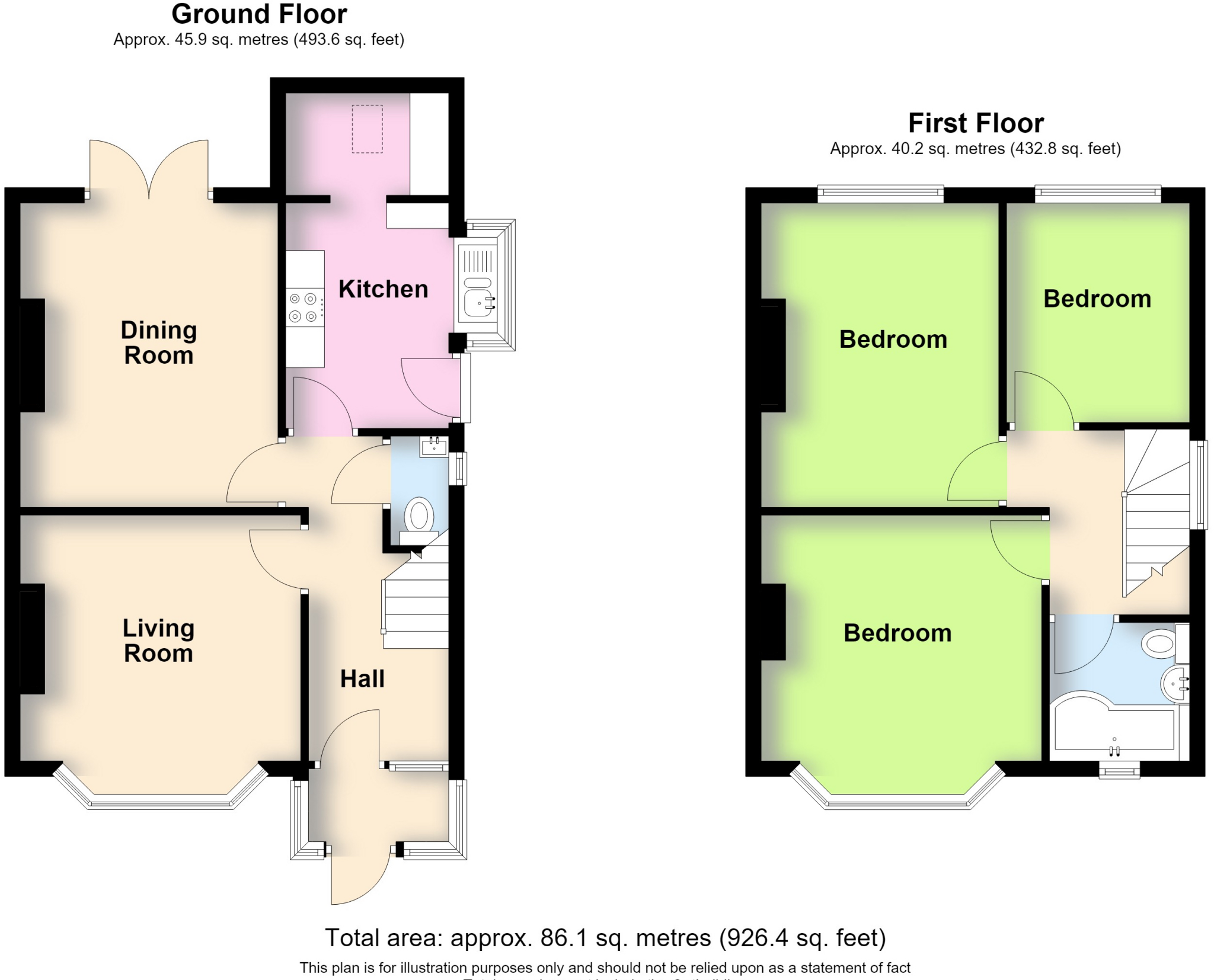 Slade Road, Rugby floorplan