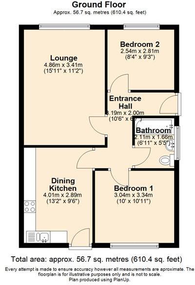 Rothesay Close, St Helens floorplan