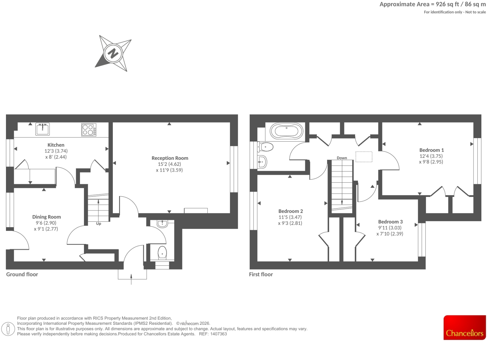 Chaucer Close, Basingstoke, Hampshire floorplan