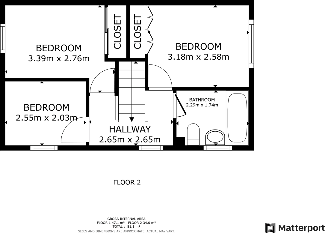 Far Field Close, Edenthorpe, Doncaster, DN3 floorplan