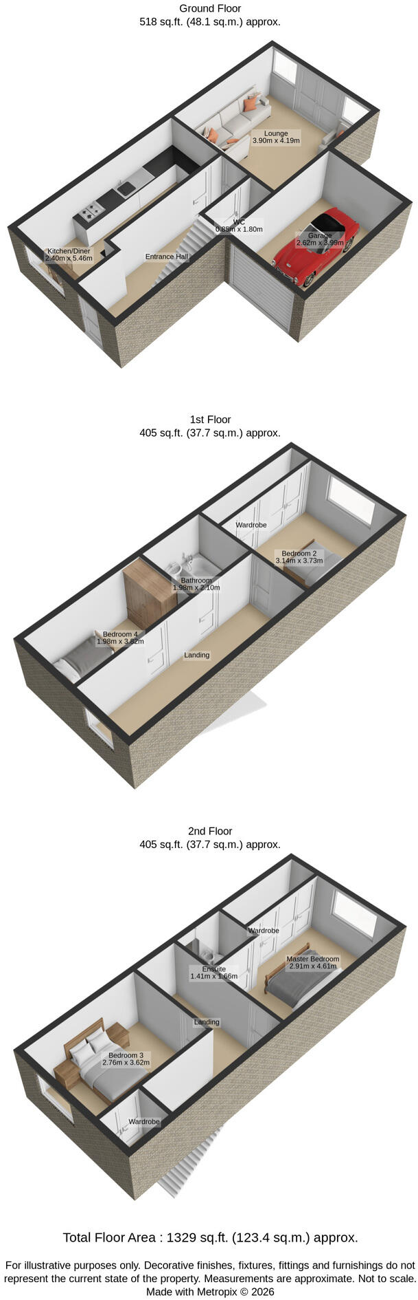 Peter Pulling Drive, Costessey, Norwich, Norfolk floorplan