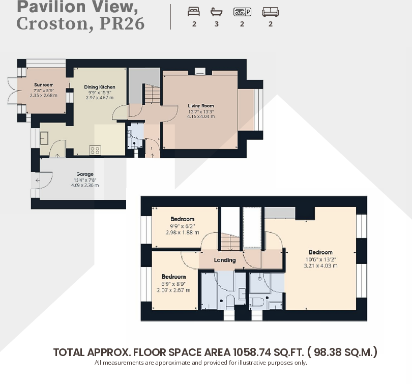 Pavilion View, Croston, Leyland, Lancashire floorplan