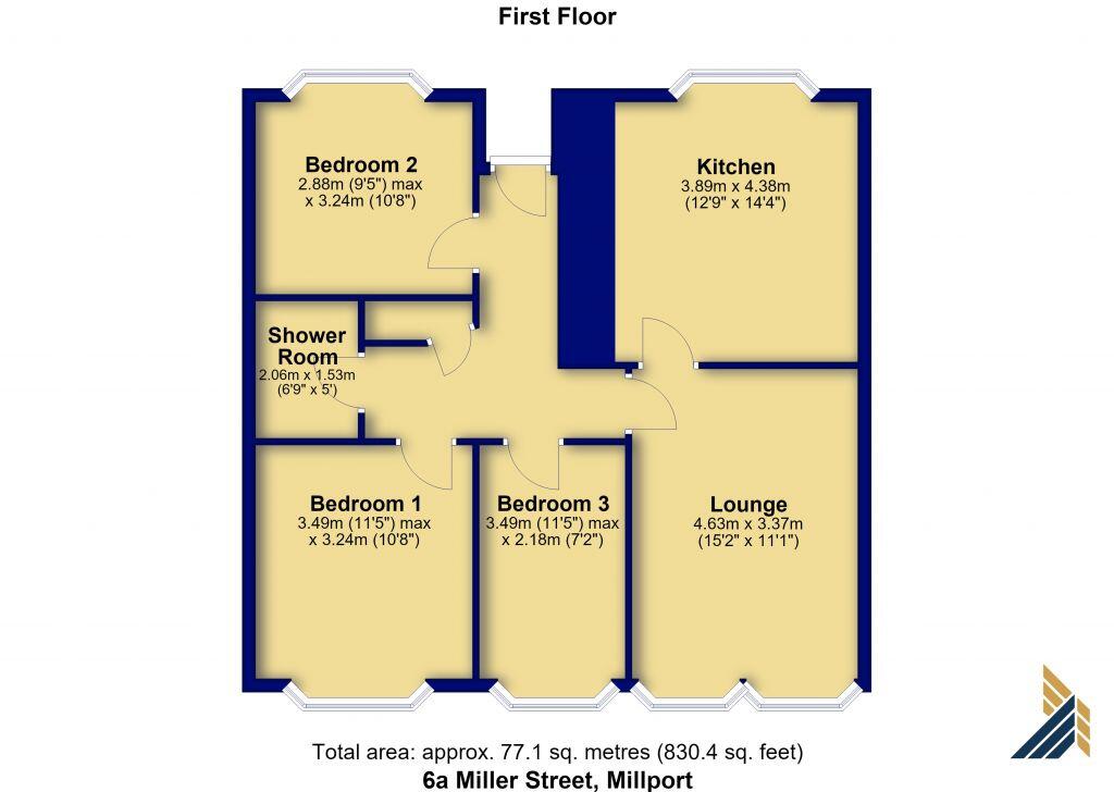 6a, Miller Street, Isle Of Cumbrae, KA28 0ER floorplan