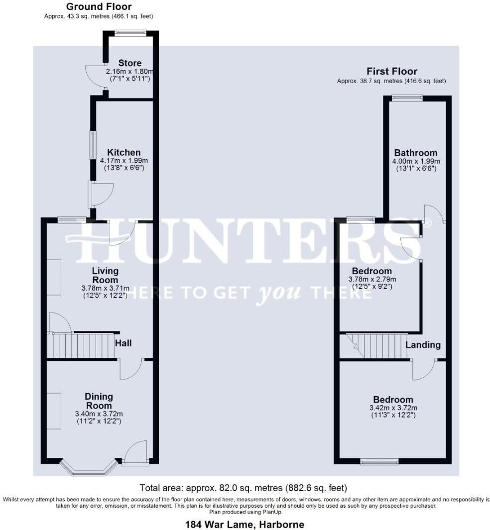 War Lane, Birmingham floorplan