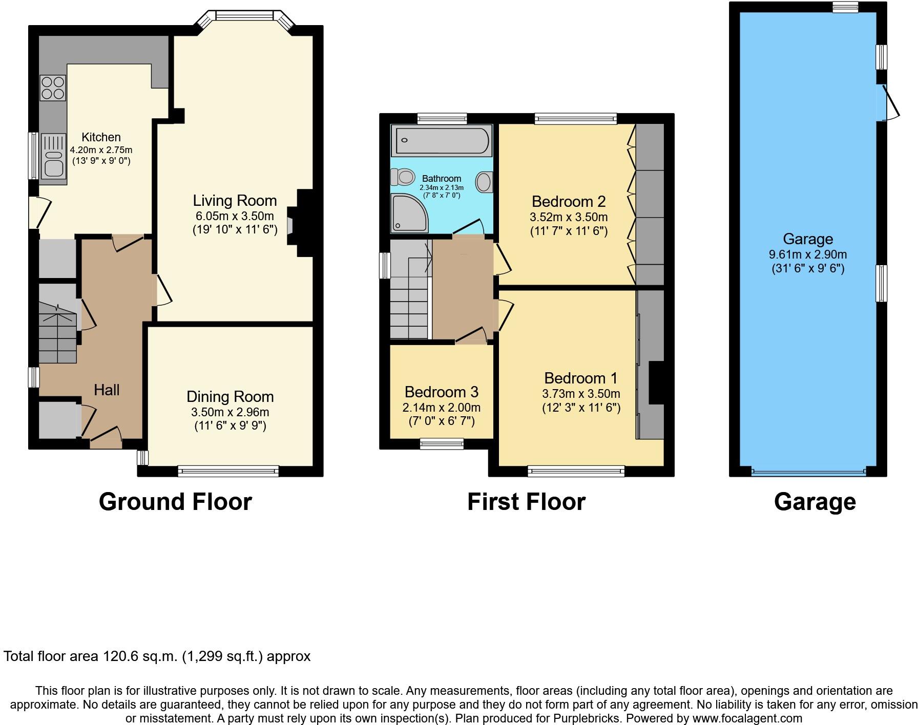 Greenwich Avenue, Nottingham, NG6 floorplan