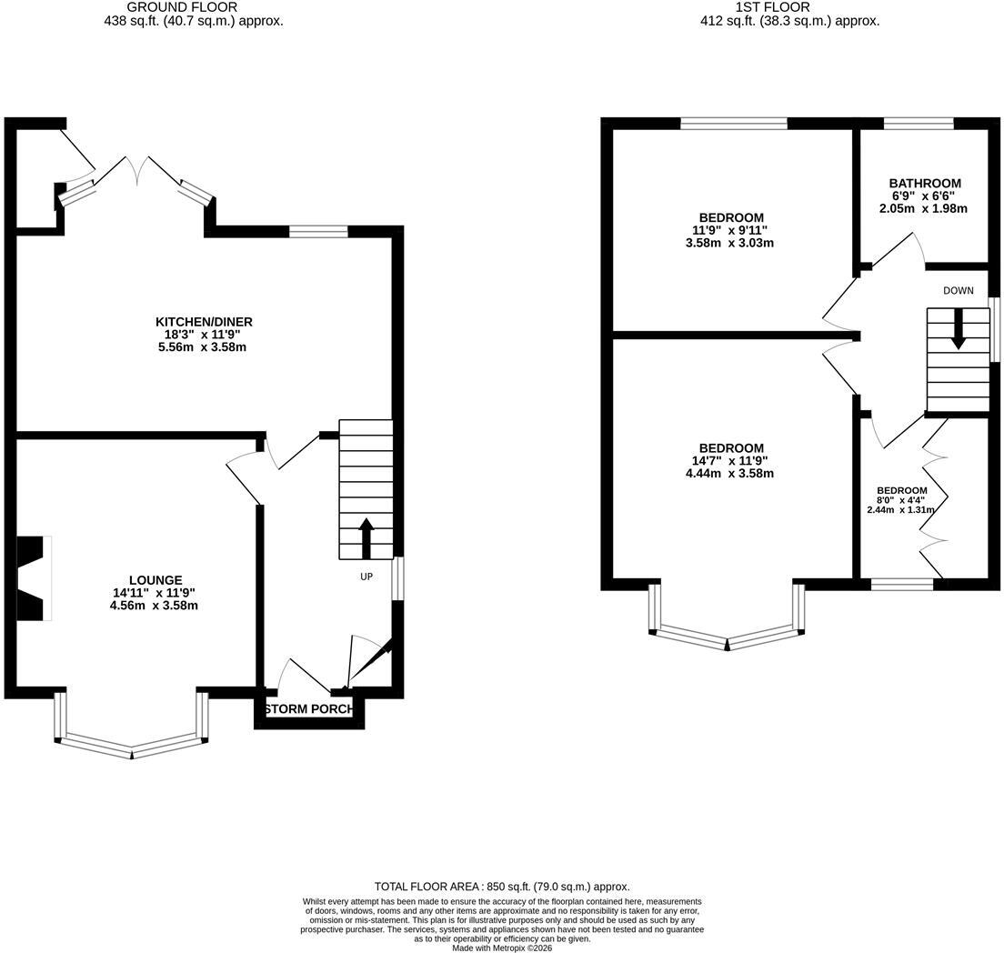 Colwell Road, Leicester floorplan