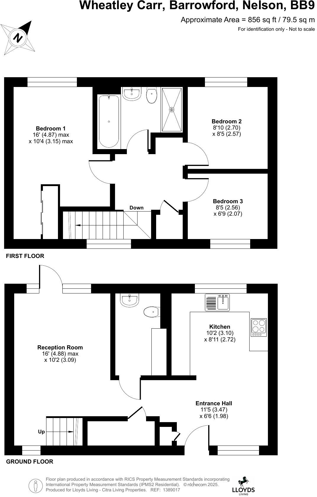 Wheatley Carr, Barrowford, BB9 floorplan